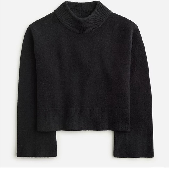 J.CREW Sizes L, XL Chunky Crewneck Sweater Supersoft Yarn Women’s Black - Picture 2 of 13